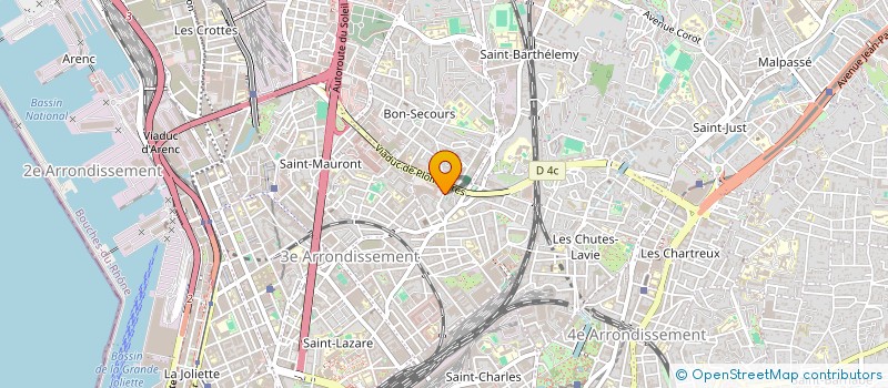 localisation de l'entreprise LA RECYCLERIE à MARSEILLE