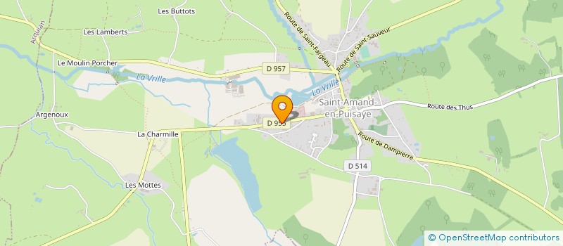localisation de l'entreprise LA RECYCLERIE DE SAINT-AMAND-EN-PUISAYE à SAINT-AMAND-EN-PUISAYE