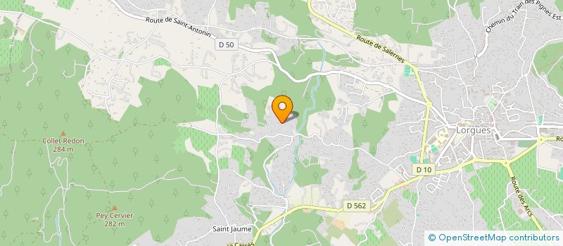 localisation de l'entreprise LA RECYCLERIE LORGUAISE  SALERNES