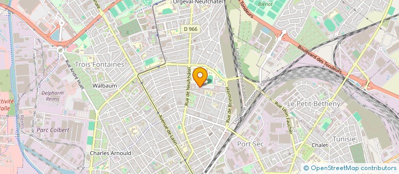 localisation de l'entreprise LA RECYCLERIE REMOISE  REIMS