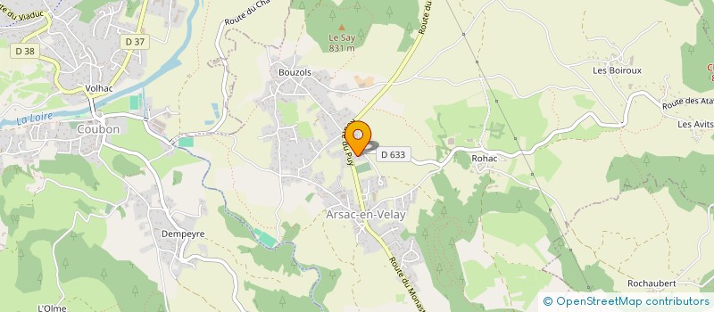 localisation de l'entreprise LA REDONDE  BLAVOZY