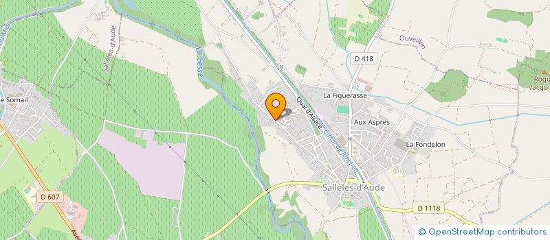 localisation de l'entreprise LA REDONDE  SALLELES-D'AUDE