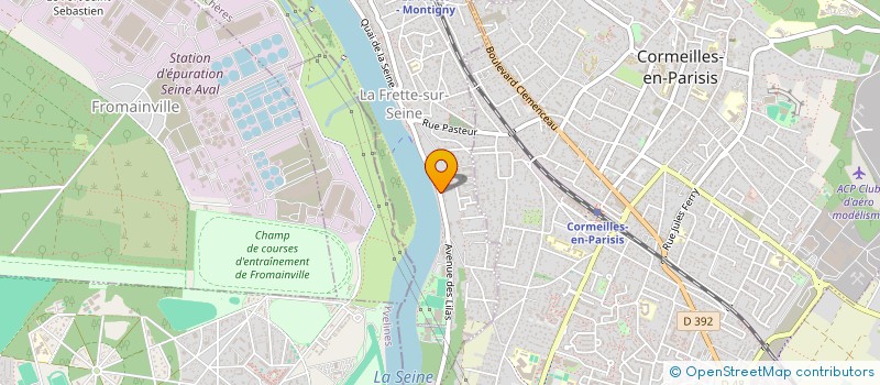 localisation de l'entreprise LA REDOUTE  LA FRETTE-SUR-SEINE