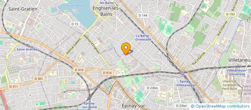 localisation de l'entreprise LA REFABRIQUE à EPINAY-SUR-SEINE