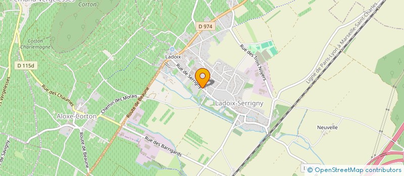 localisation de l'entreprise LA REFERENCE ASSURANCES  LADOIX-SERRIGNY