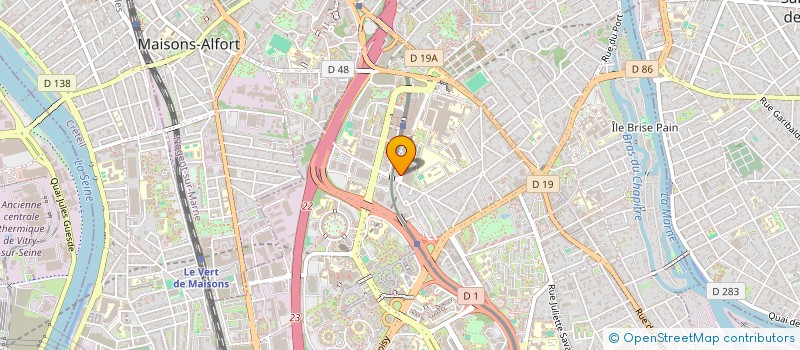 localisation de l'entreprise LA REFERENCE DU SIECLE  CHENNEVIERES-SUR-MARNE