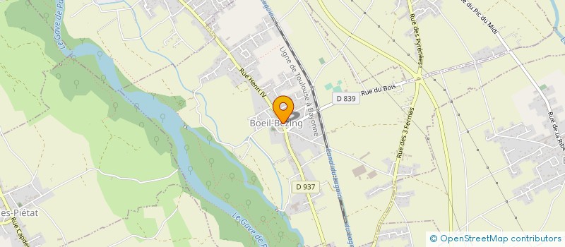 localisation de l'entreprise LA REGALADE à BOEIL-BEZING