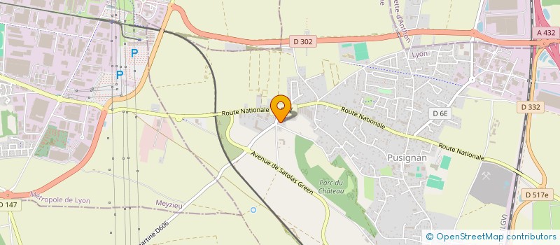 localisation de l'entreprise LA REGALADE  PUSIGNAN