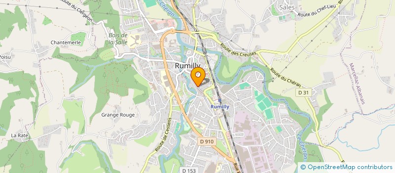 localisation de l'entreprise LA REGALADE  RUMILLY