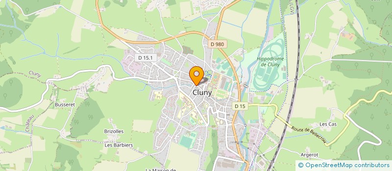 localisation de l'entreprise LA REGALADE SARL à CLUNY