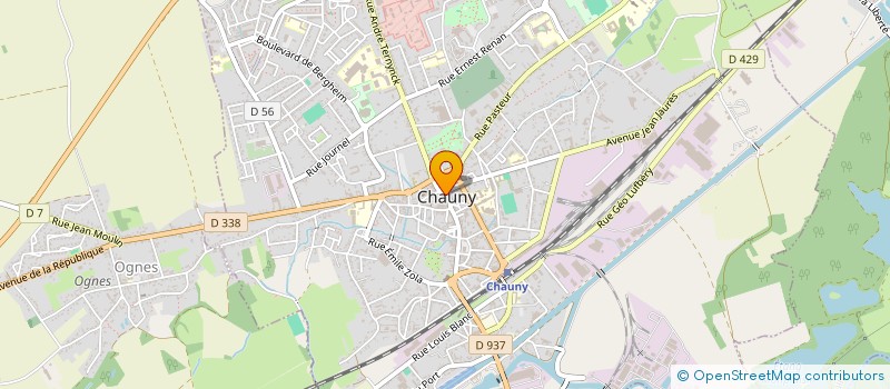 localisation de l'entreprise LA REGALINE 2 à CHAUNY