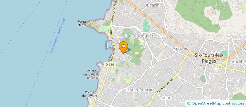 localisation de l'entreprise LA REGARDEUSE à SIX-FOURS-LES-PLAGES