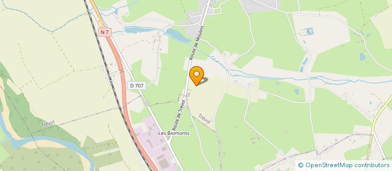 localisation de l'entreprise LA REGENCE  VILLENEUVE-SUR-ALLIER