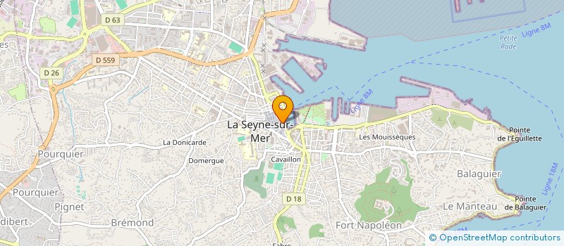 localisation de l'entreprise LA REGENCE à LA SEYNE SUR MER