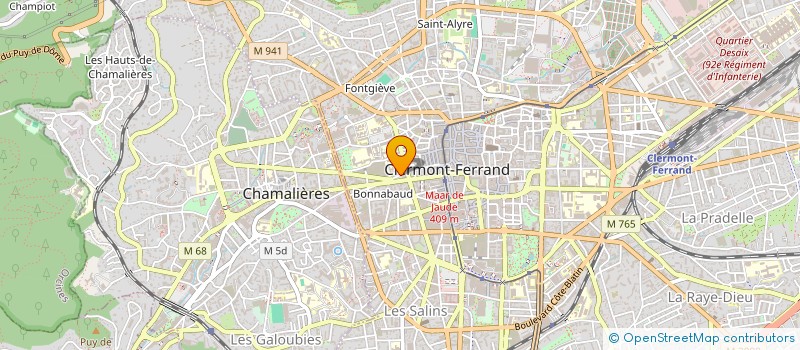 localisation de l'entreprise LA REGENCE  CLERMONT-FERRAND