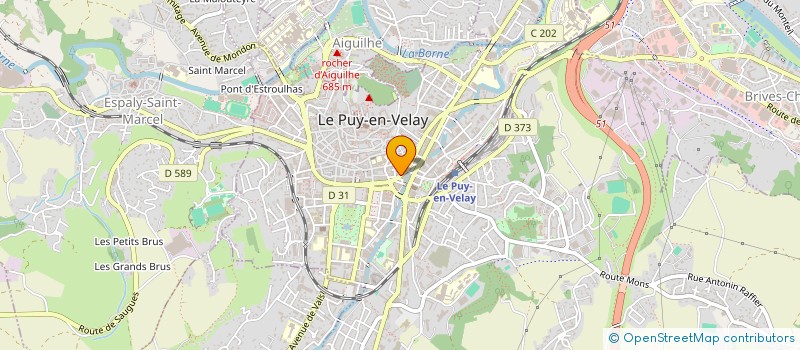 localisation de l'entreprise LA REGENCE  LE PUY-EN-VELAY
