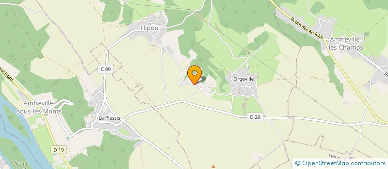 localisation de l'entreprise LA REGIE  VASCUIL