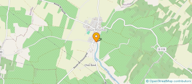 localisation de l'entreprise LA REGIE à VAUX-ROUILLAC