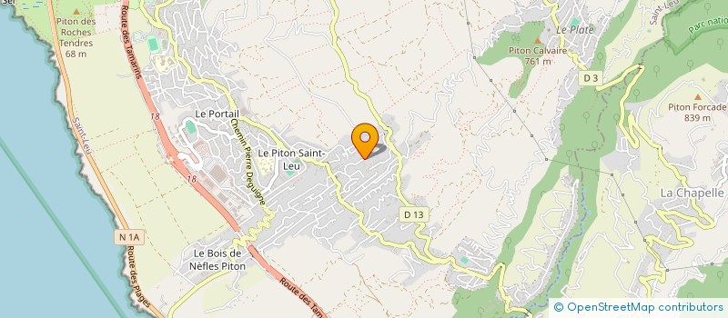 localisation de l'entreprise LA REGIE à SAINT-LEU