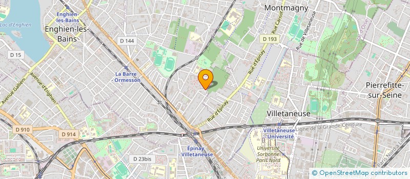 localisation de l'entreprise LA REGIE DE QUARTIERS LA GALATHEE à DEUIL-LA-BARRE