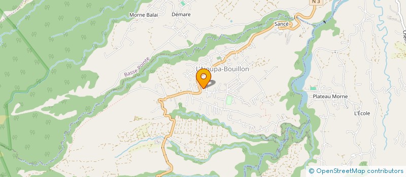 localisation de l'entreprise LA REGIE DES VOYAGES SARL  AJOUPA BOUILLON