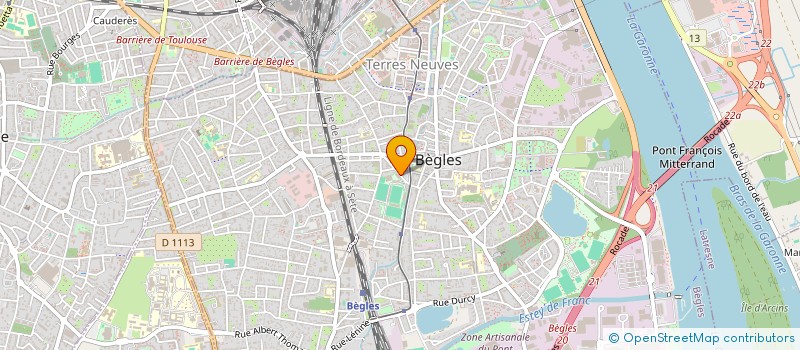 localisation de l'entreprise LA REGIE DU DAMIER à BEGLES