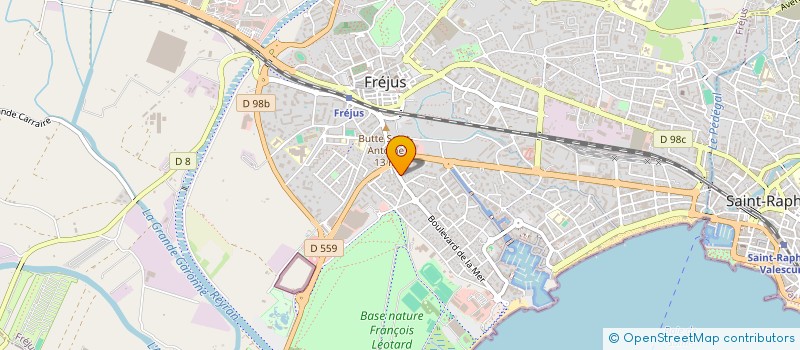 localisation de l'entreprise LA REGIE DU THEATRE LE FORUM DE FREJUS-SAINT-RAPHAEL à FREJUS