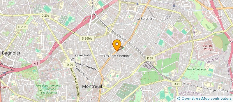 localisation de l'entreprise LA REGIE OXY MORE à MONTREUIL