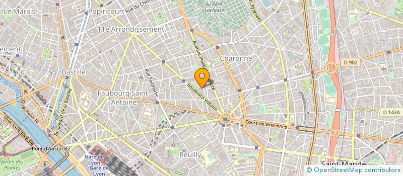 localisation de l'entreprise LA REGIE PROPRETE  PARIS