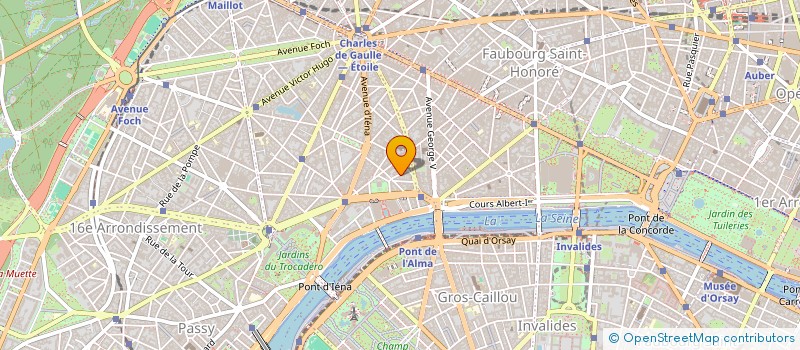 localisation de l'entreprise LA REGIL  PARIS