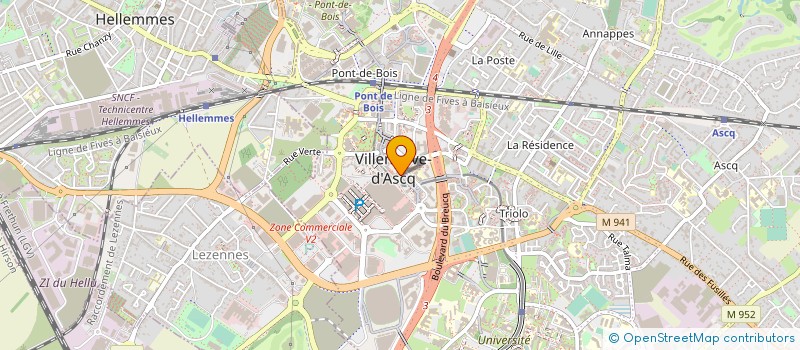 localisation de l'entreprise LA REGION NORD DES SOEURS DOMINICAINES à VILLENEUVE D ASCQ