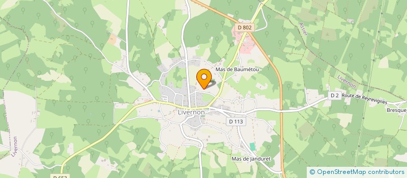 localisation de l'entreprise LA REGIONALE à LIVERNON