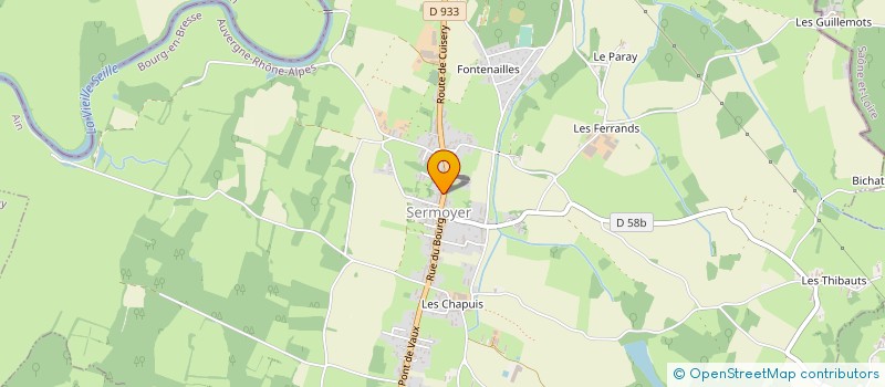 localisation de l'entreprise LA REGIONALE ISOLATION à SERMOYER