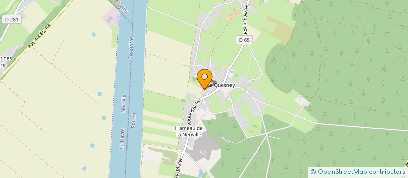 localisation de l'entreprise LA REGISSIERE  VATTEVILLE-LA-RUE