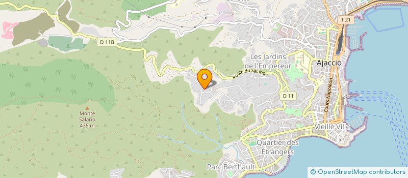 localisation de l'entreprise LA REGLE D'OR à AJACCIO