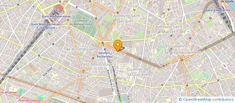 localisation de l'entreprise LA REGLE D'OR-J.PIERROT à PARIS