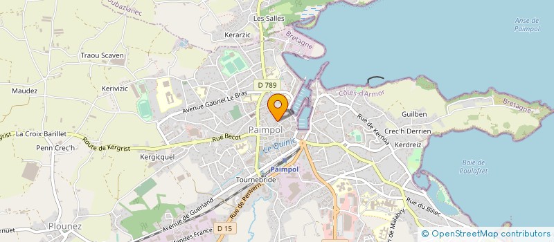 localisation de l'entreprise LA REGUEROISE à PAIMPOL