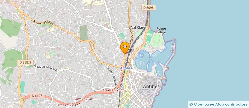 localisation de l'entreprise LA REINE à ANTIBES
