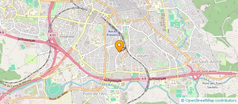 localisation de l'entreprise LA REINE à AIX-EN-PROVENCE