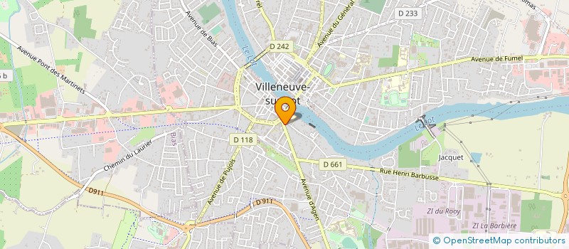 localisation de l'entreprise LA REINE DE LA CLE  VILLENEUVE-SUR-LOT