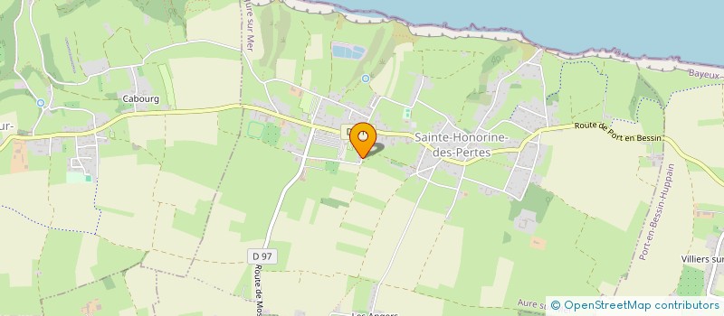 localisation de l'entreprise LA REINE DE SEINE  AURE SUR MER