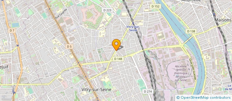 localisation de l'entreprise LA REINE DE VITRY  VITRY-SUR-SEINE