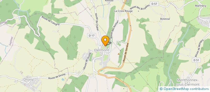 localisation de l'entreprise LA REINE DES PRES  CLERMONT