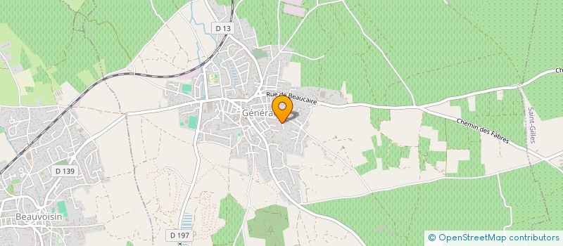 localisation de l'entreprise LA REINE JEANNE  GENERAC