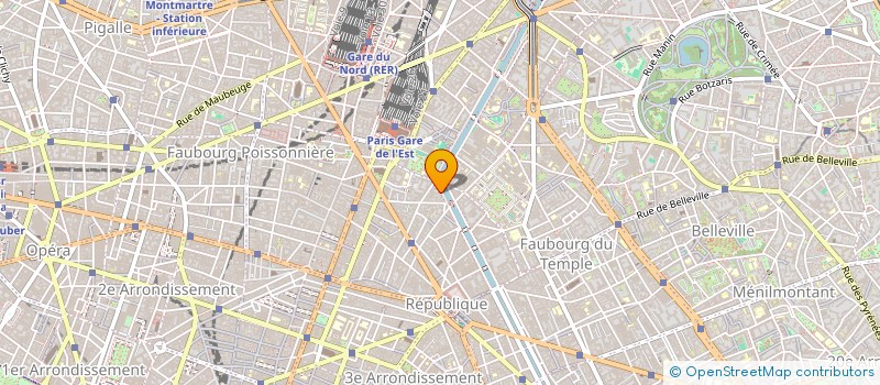 localisation de l'entreprise LA REINE SAUVAGE  PARIS