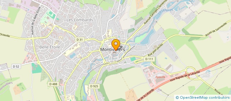 localisation de l'entreprise LA REINETTE  MONTIVILLIERS