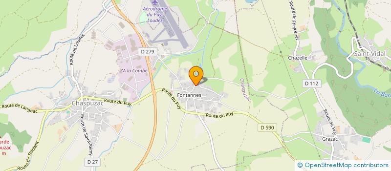 localisation de l'entreprise LA REINETTE à CHASPUZAC