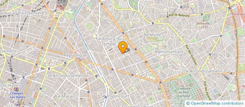 localisation de l'entreprise LA RELACHE  PARIS