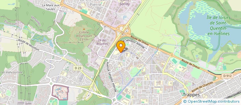 localisation de l'entreprise LA RELANCE  TRAPPES