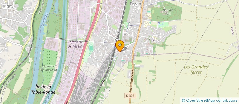 localisation de l'entreprise LA RELANCE SARL  FEYZIN